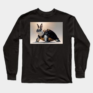 Bunny turtle in black and gold armor Long Sleeve T-Shirt